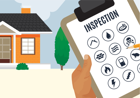 A home inspection checklist picture for home inspectors in Wadsworth Ohio